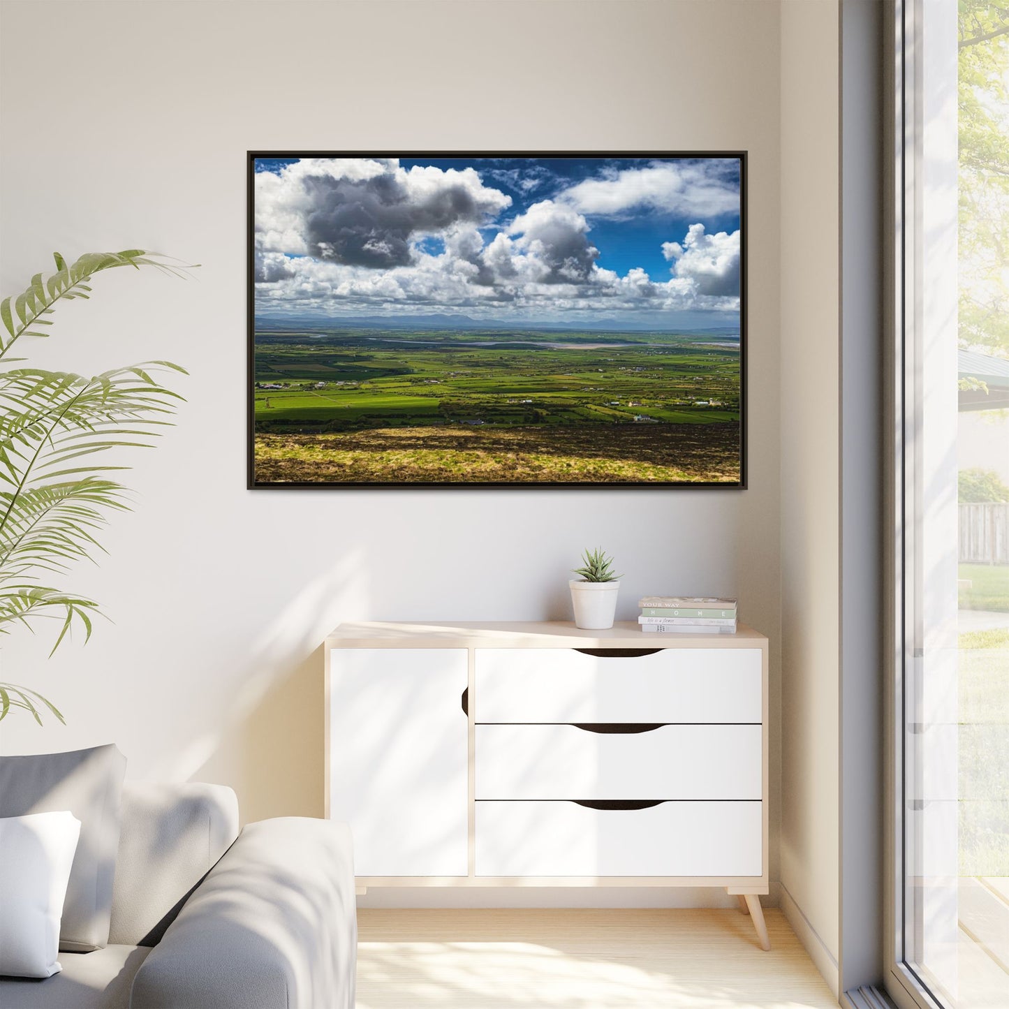 Kerry Panorama Matte Canvas, Framed (Multi-color)