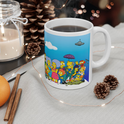 The Cartoon Ceramic Coffee Cup - Fun 11oz and 15oz Mugs for Fans
