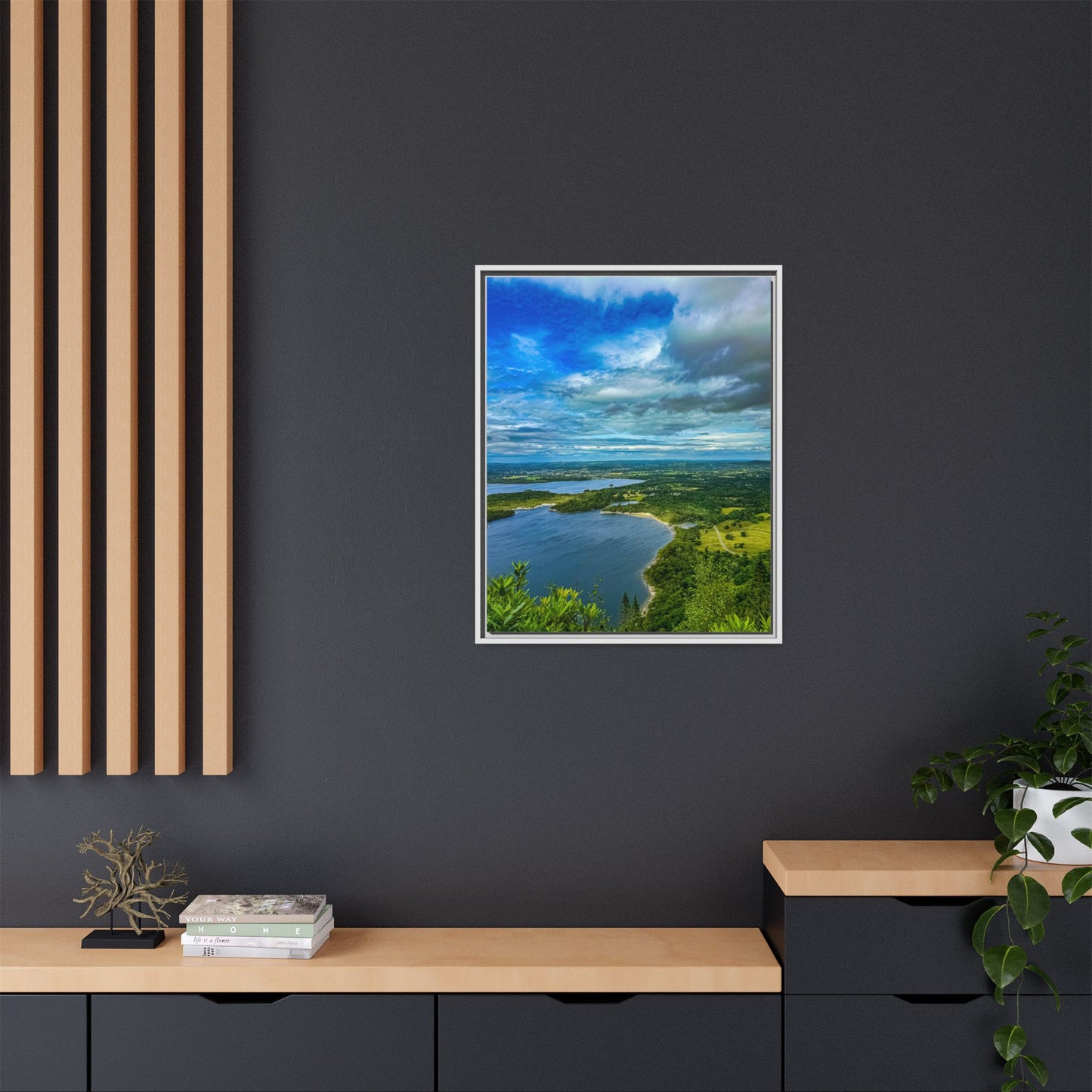 Killarney Trail 2 Matte Canvas, Framed (Multi-color)