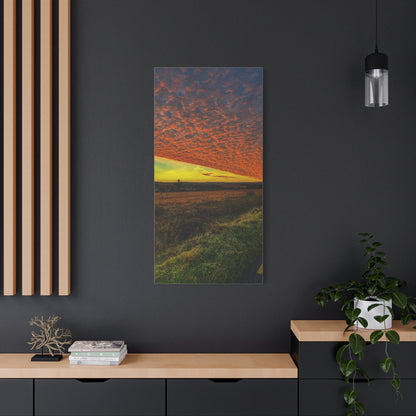 Cloudy Sunset Matte Canvas, Stretched, 1.25"