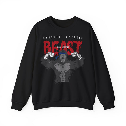 Beast Mode Activated Unisex Heavy Blend™ Crewneck Sweatshirt - Perfect for Crossfit Enthusiasts