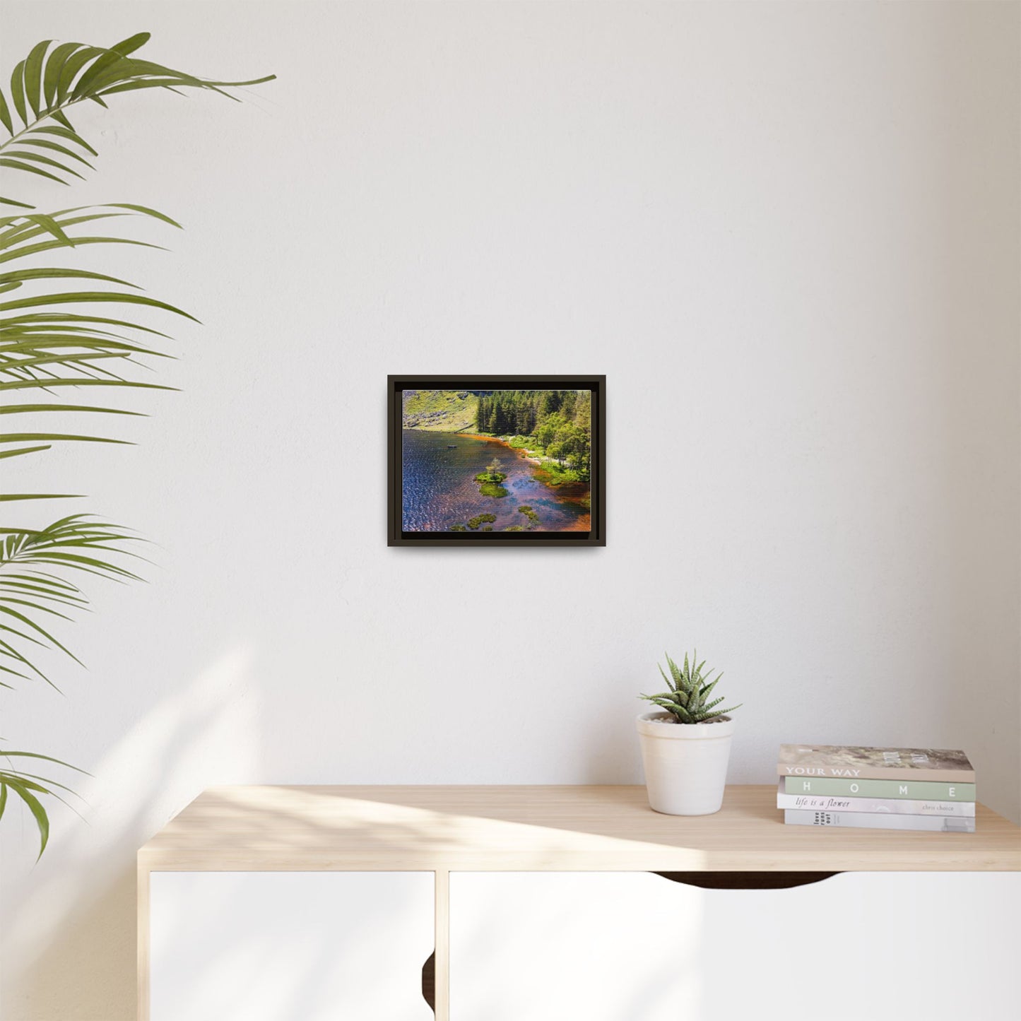 Gleanteenassig Forest Matte Canvas, Framed (Multi-color)