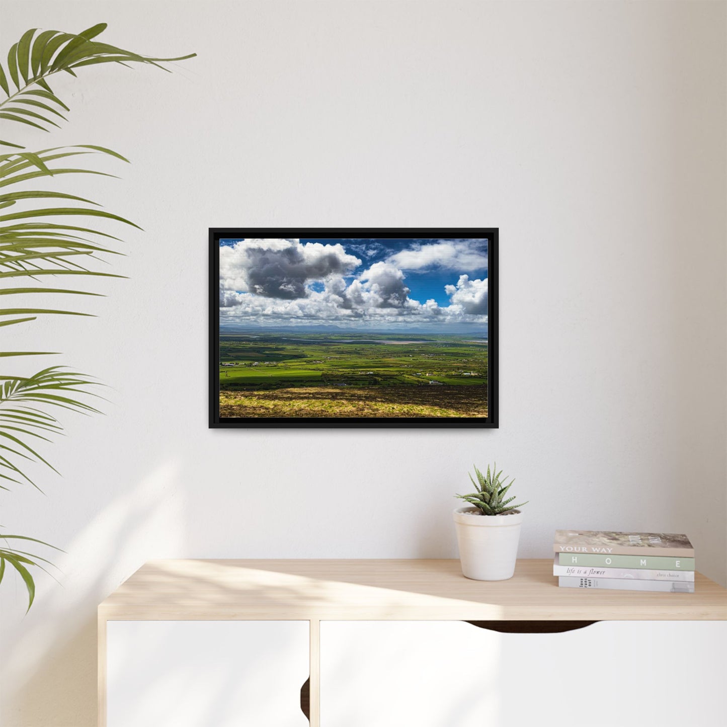 Kerry Panorama Matte Canvas, Framed (Multi-color)
