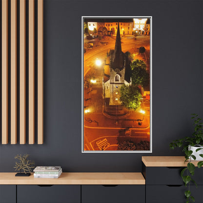 Listowel Church Matte Canvas, Framed (Multi-color)