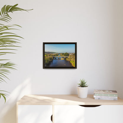 Listowel Bridge Matte Canvas, Framed (Multi-color)