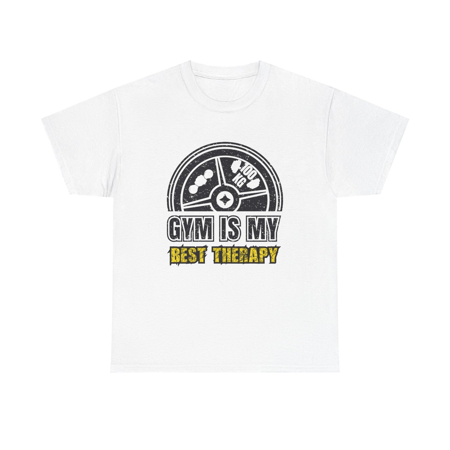Gym Is My Best Therapy  Unisex Heavy Cotton Tee