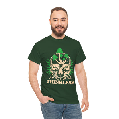 Mushroom Skull 'THINKLESS' T-Shirt