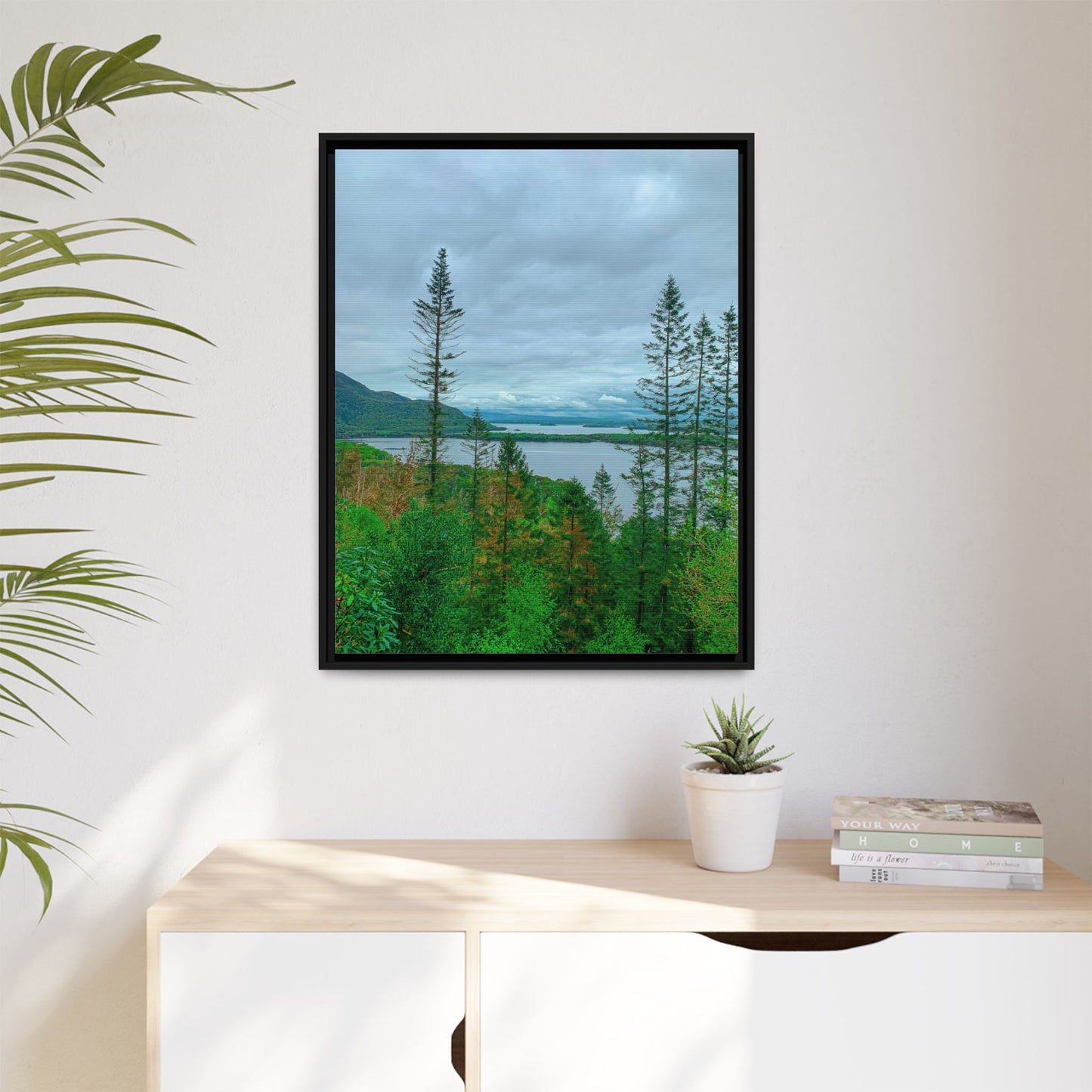Torc Mountain Trail 2 Matte Canvas, Framed (Multi-color)