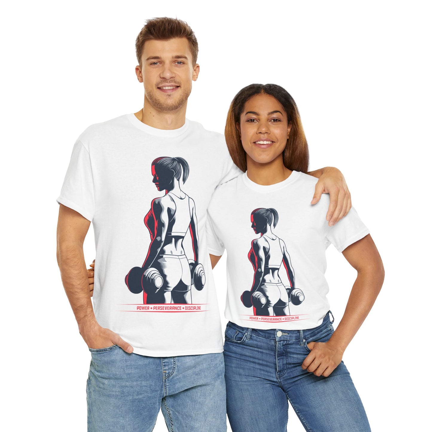 Girl In Gym Unisex Heavy Cotton Tee