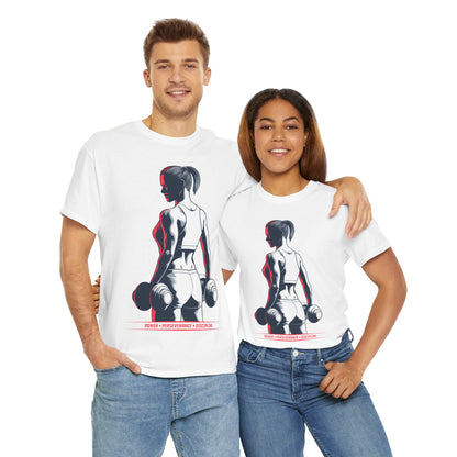 Girl In Gym Unisex Heavy Cotton Tee