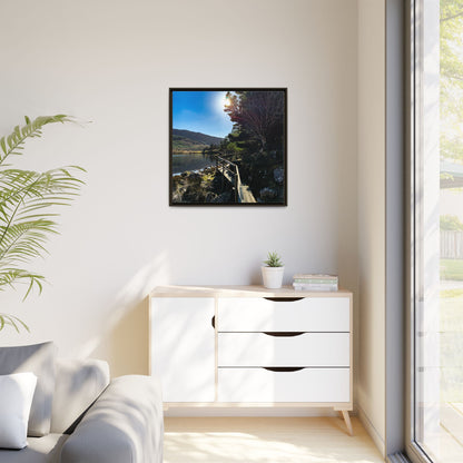 Glanteenassig Trail Matte Canvas, Framed (Multi-color)