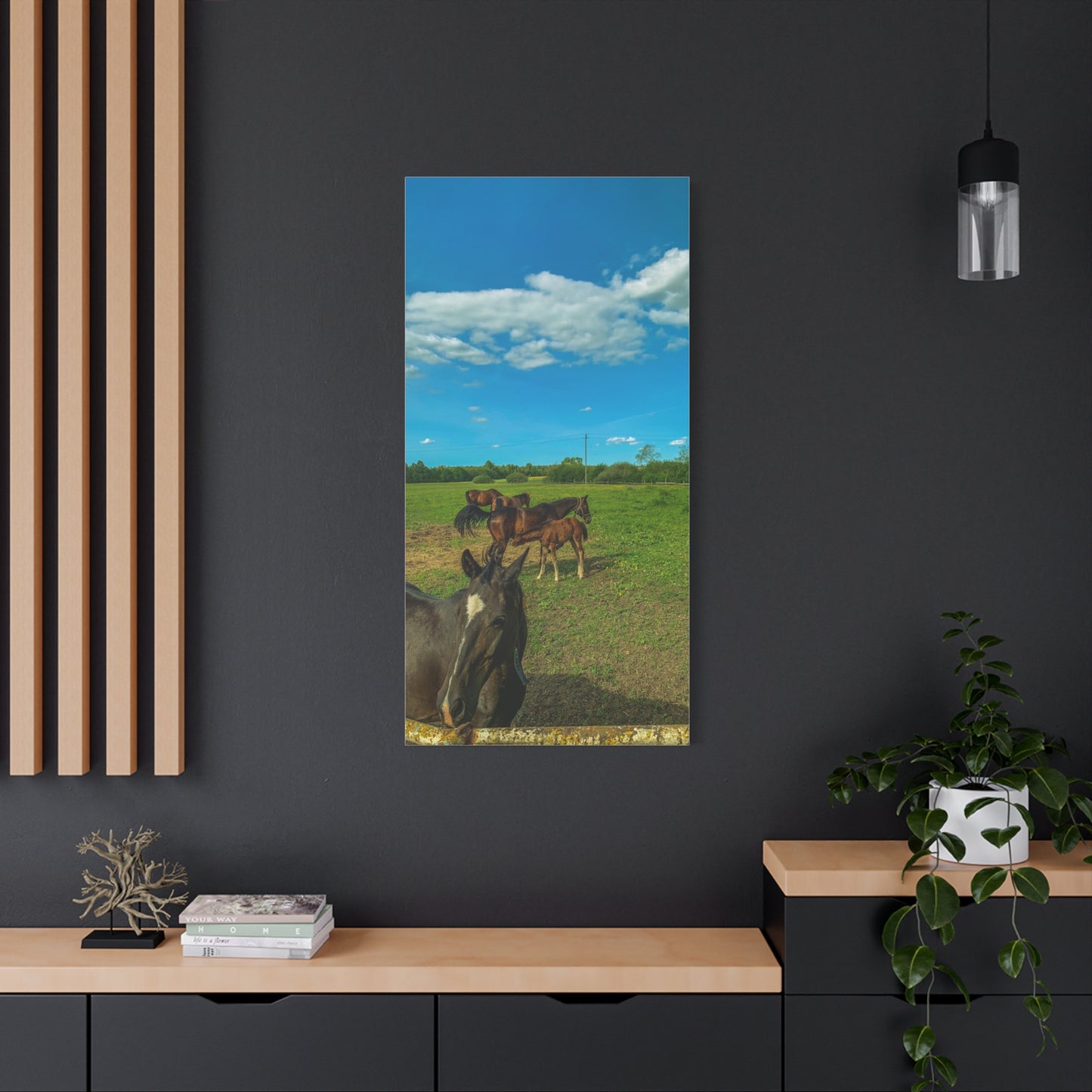 Horse Matte Canvas, Stretched, 1.25"