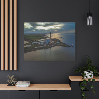 Tarbert Power Station Matte Canvas, Stretched, 1.25"
