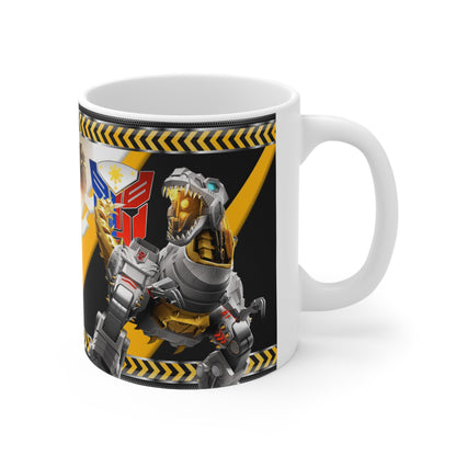 Transformers Ceramic Coffee Mug - 11oz & 15oz - Perfect Gift for Fans!