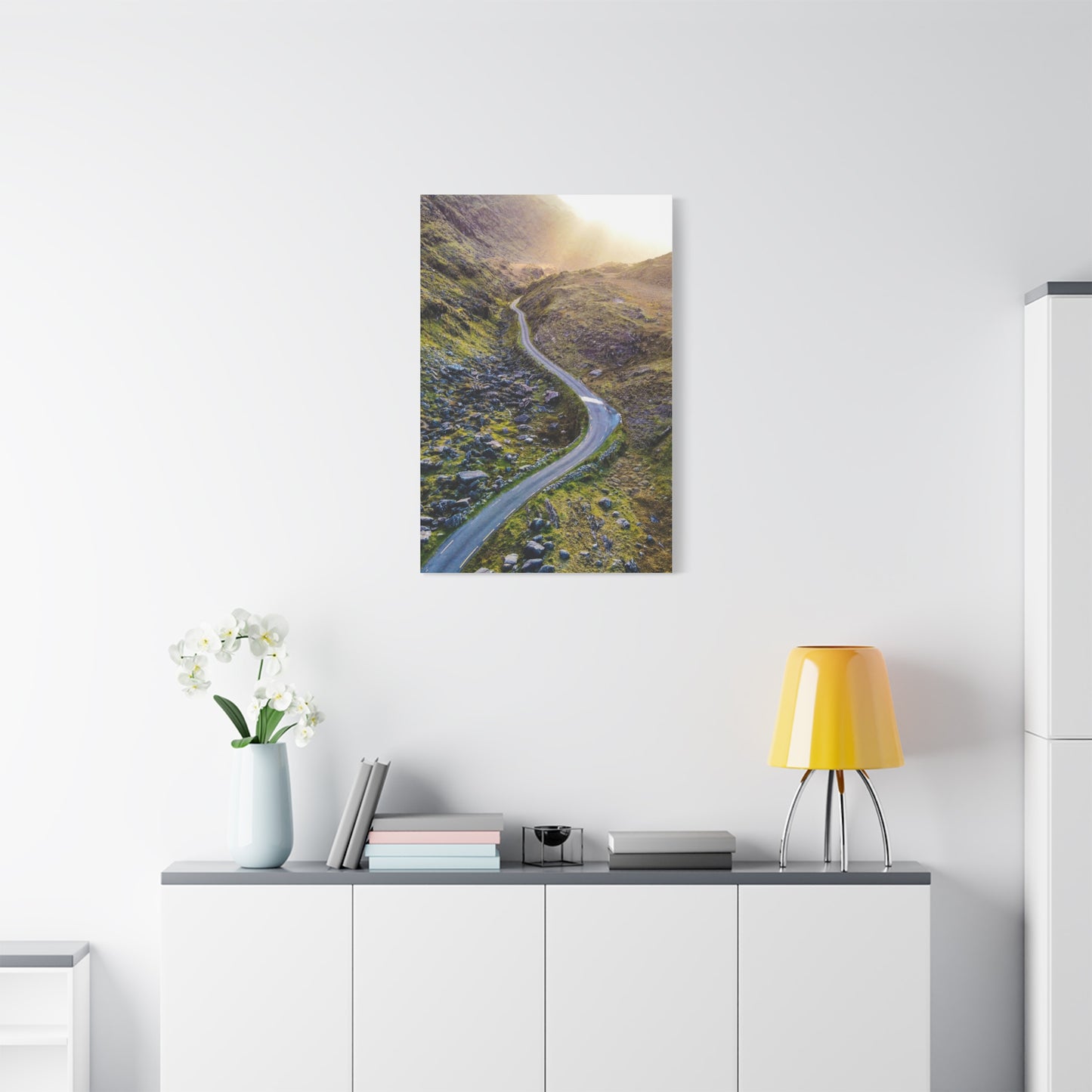 Valley Road Matte Canvas, Stretched, 1.25"