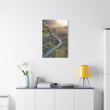 Valley Road Matte Canvas, Stretched, 1.25"