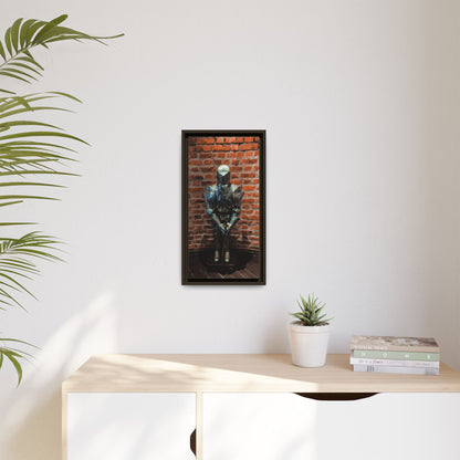 Steel Armour Medieval Age Lithuania Matte Canvas, Framed (Multi-color)