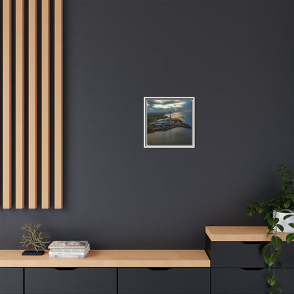 Target  Power Station Matte Canvas, Framed (Multi-color)