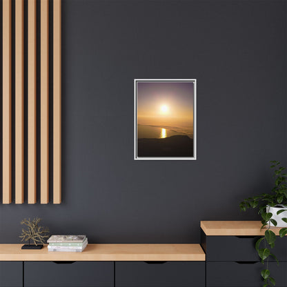 Sunset on Mount Brandon Matte Canvas, Framed (Multi-color)