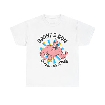 Bikini Gym Patrick White Unisex Heavy Cotton Tee