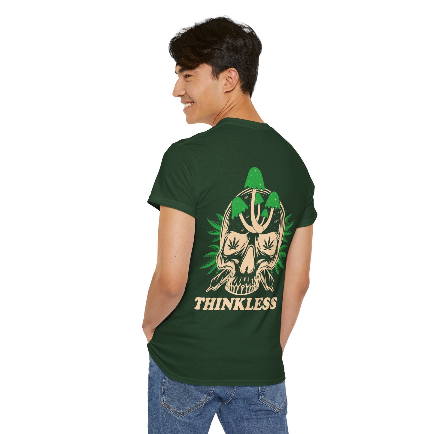 Mushroom Skull 'THINKLESS' T-Shirt