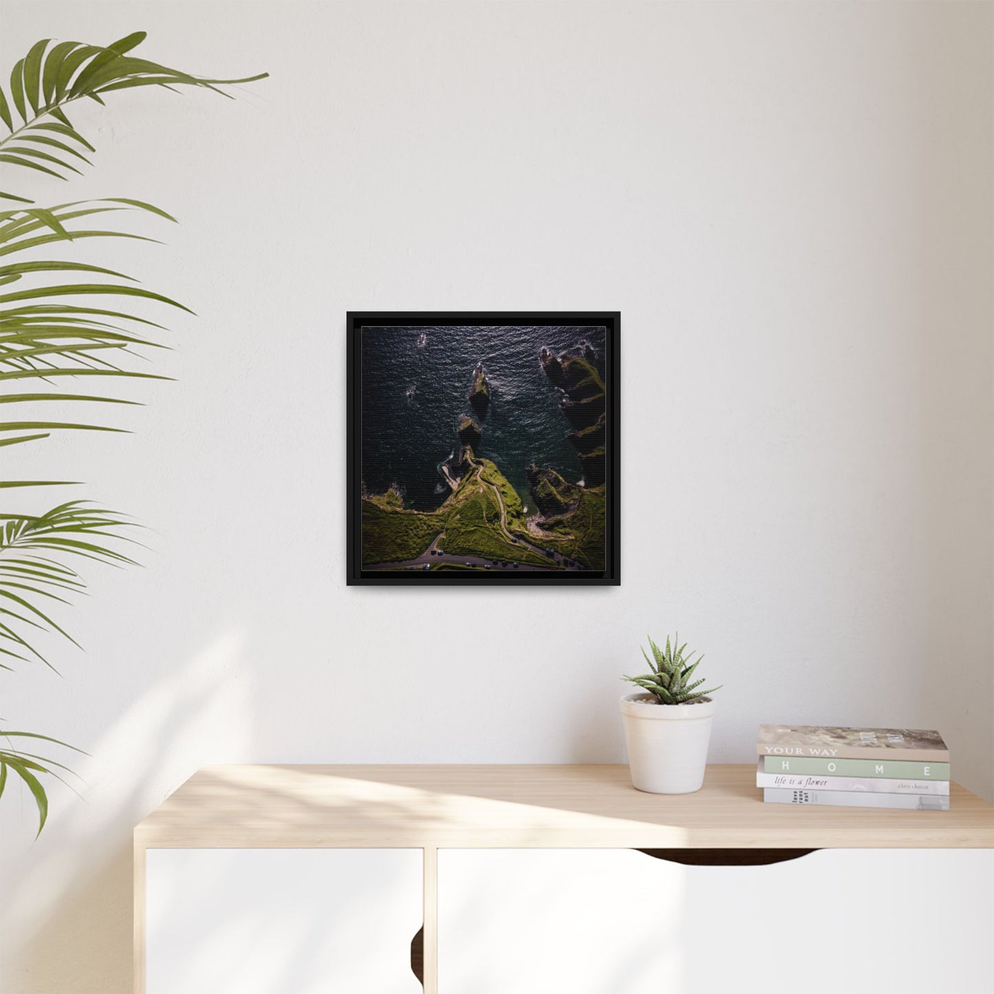 Dunquin Pier Matte Canvas, Framed (Multi-color)