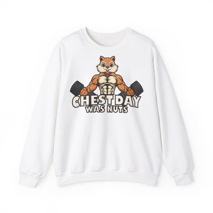 Funny Chest Day Sweatshirt for Gym Lovers - Unisex Heavy Blend™ Crewneck