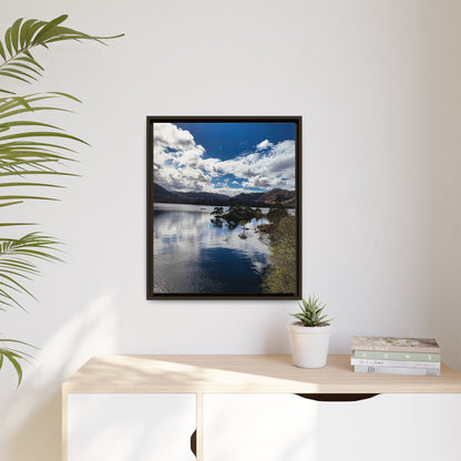 Lake Matte Canvas, Framed (Multi-color)