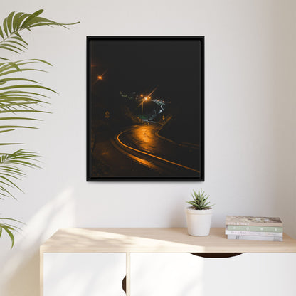 Ballybunion at Night Matte Canvas, Framed (Multi-color)