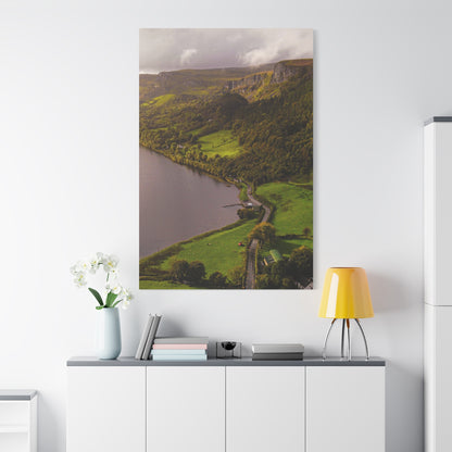 Sruth in Aghadh an Aird or The devil's Chimney Matte Canvas, Stretched, 1.25"