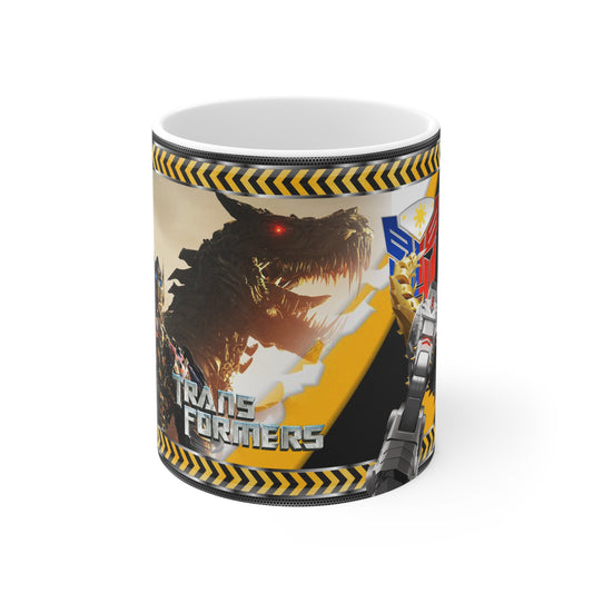 Transformers Ceramic Coffee Mug - 11oz & 15oz - Perfect Gift for Fans!