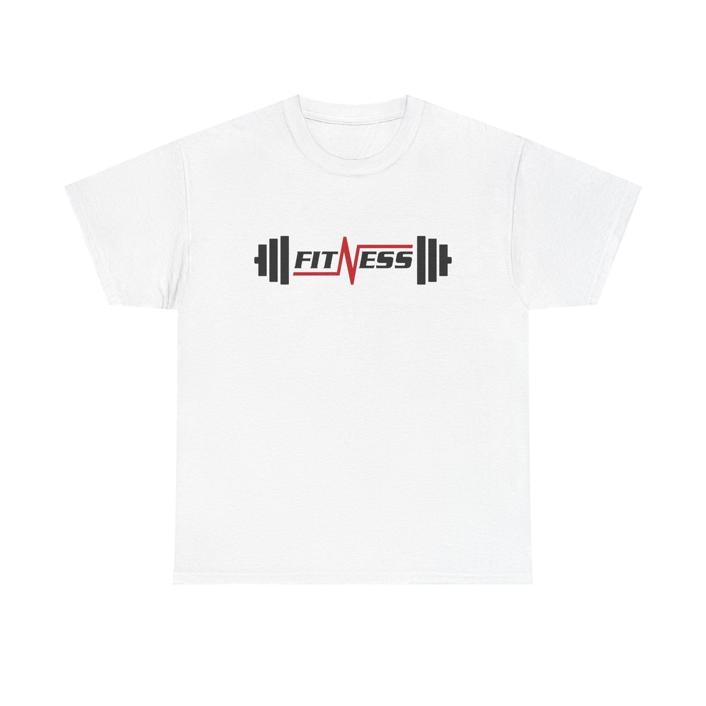 Fitness Heavy Cotton Tee – Gym Workout Shirt for Active Lifestyle