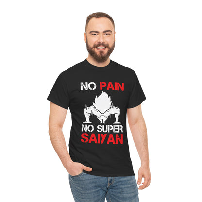 No Pain No Super Sayan Unisex Heavy Cotton Tee