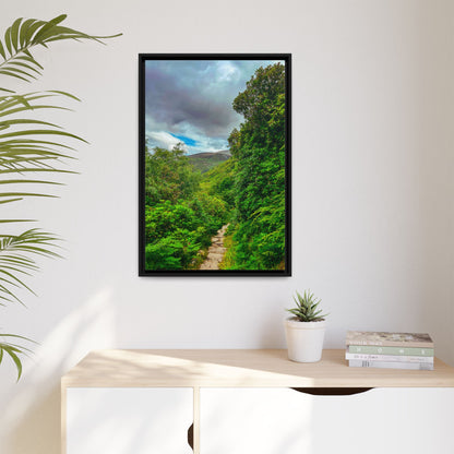 Torc Trail Matte Canvas, Framed (Multi-color)