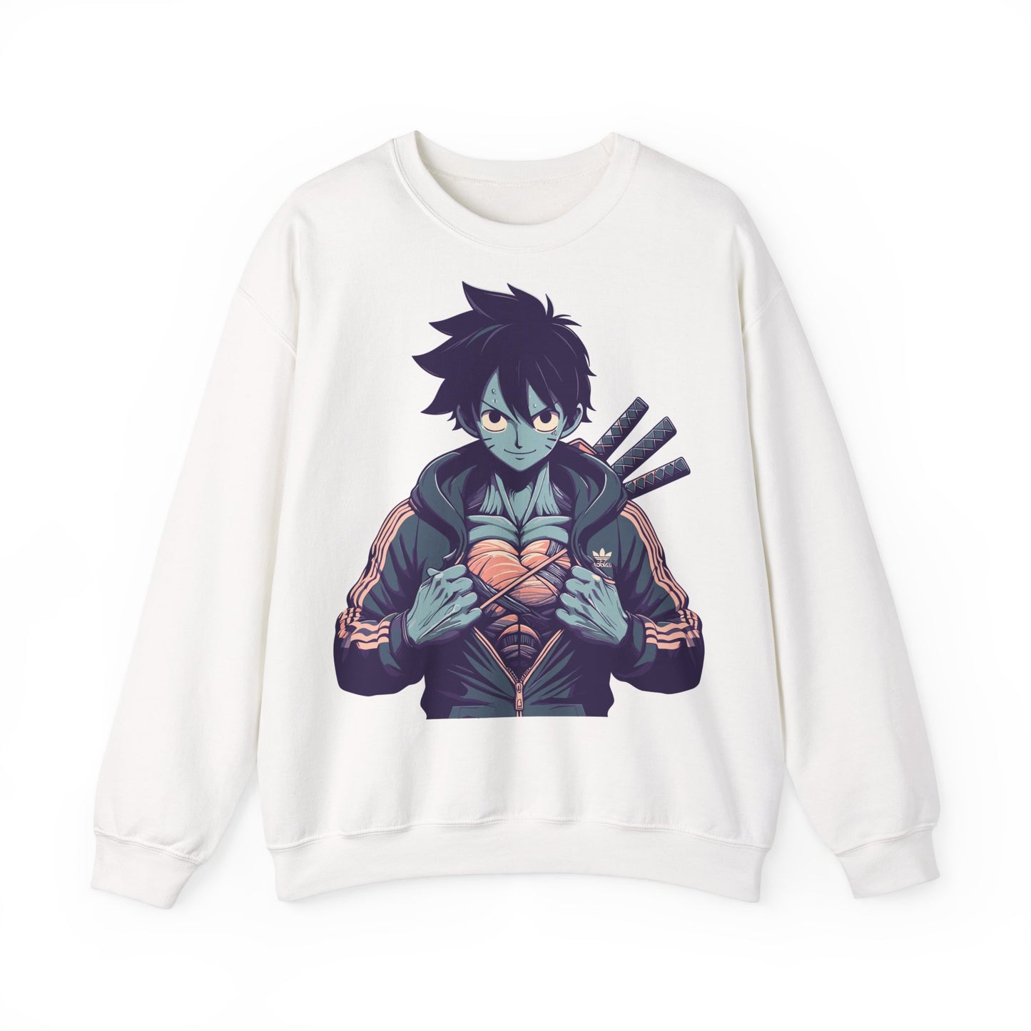 Anime-Inspired Unisex Crewneck Sweatshirt - Streetwear Vibe