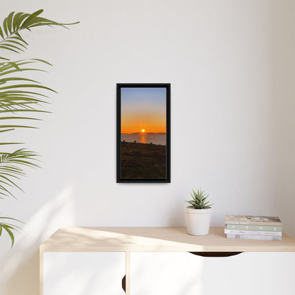 Sunset Ring Of Kerry Matte Canvas, Framed (Multi-color)