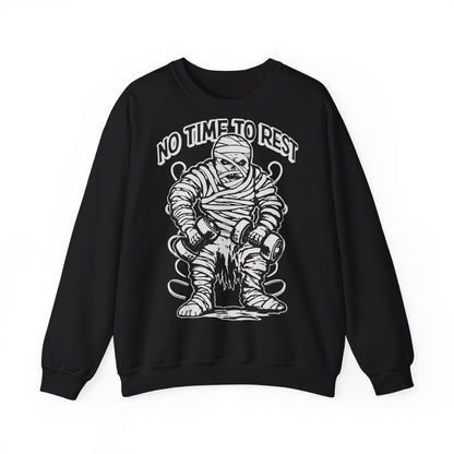 No Time to Rest Unisex Heavy Blend™ Crewneck Sweatshirt – Motivational Workout Gear for Fitness Enthusiasts