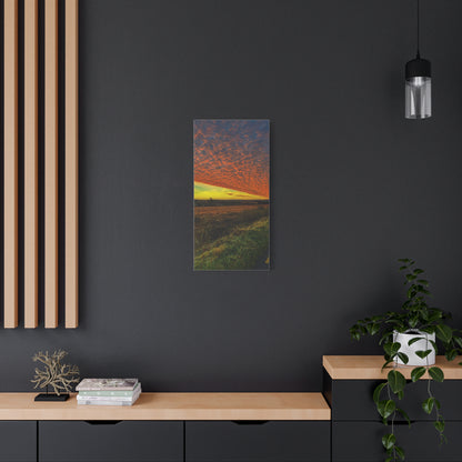 Cloudy Sunset Matte Canvas, Stretched, 1.25"