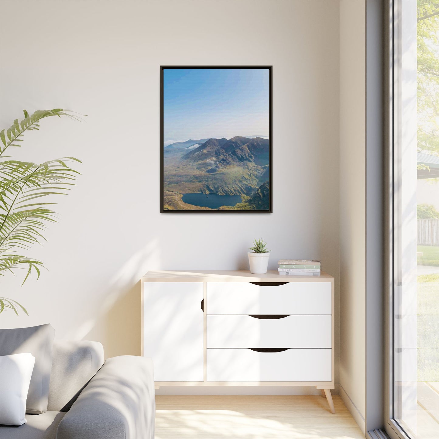 MacGillycuddy's Reeks Matte Canvas, Framed (Multi-color)