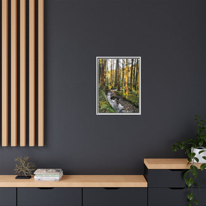 Glanageenty Forest Trail 2 Matte Canvas, Framed (Multi-color)