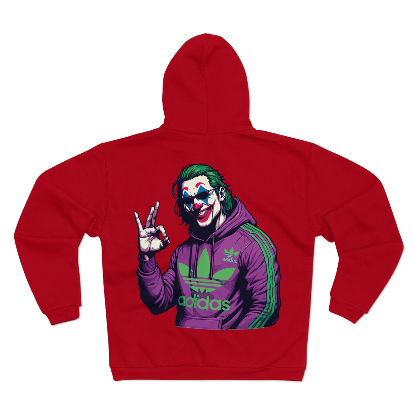 Joker Power Unisex Hooded Zip Sweatshirt