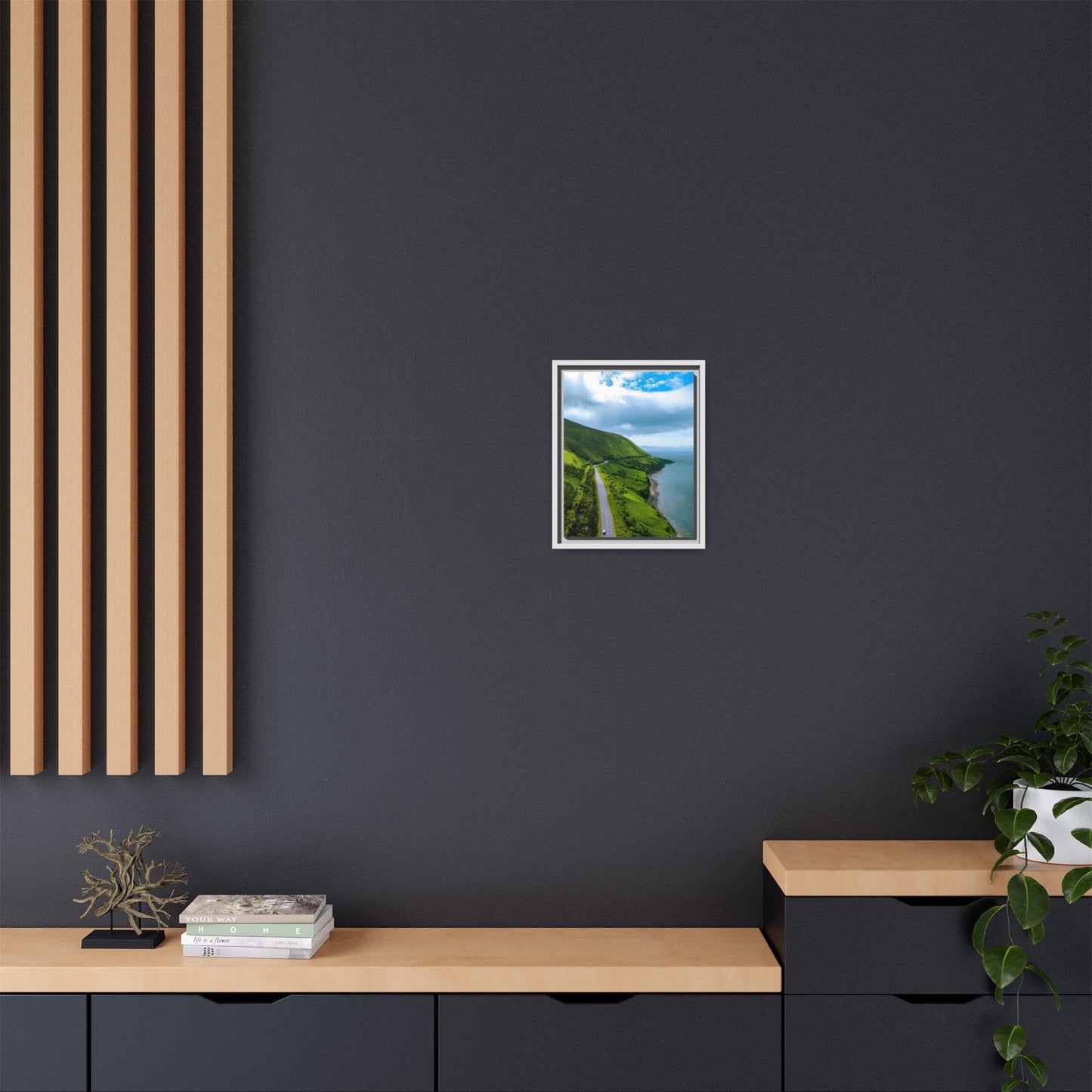 Ring of Kerry Drive Matte Canvas, Framed (Multi-color)