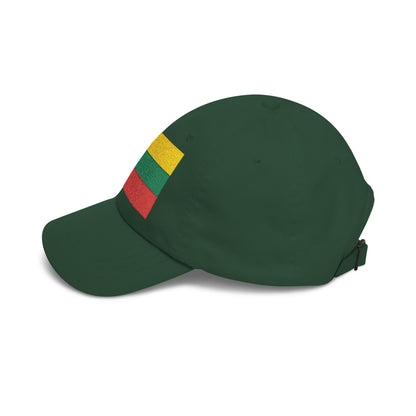 Lithuania Flag Embroidered Classic Dad Cap - Stylish Cotton Hat for Men