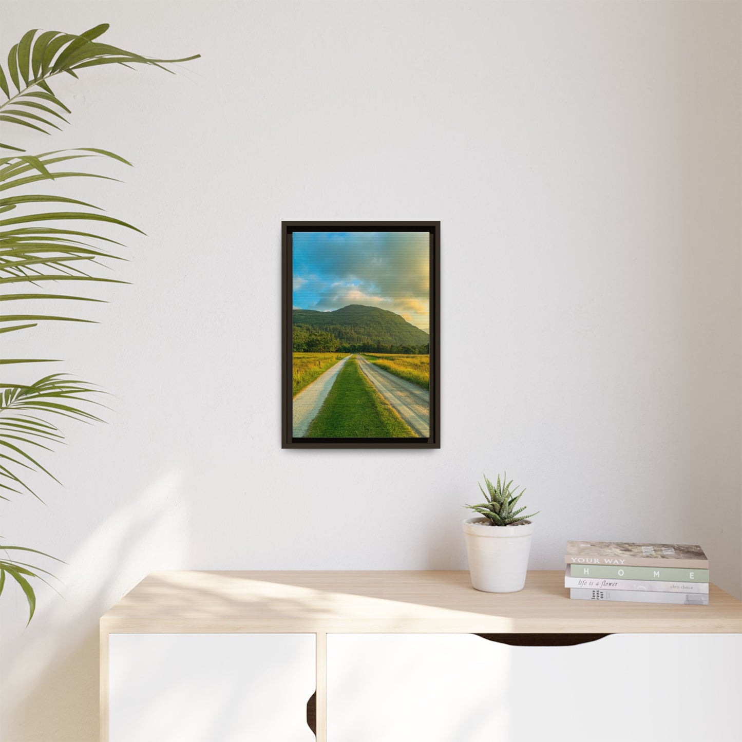 Mountain Torc Matte Canvas, Framed (Multi-color)