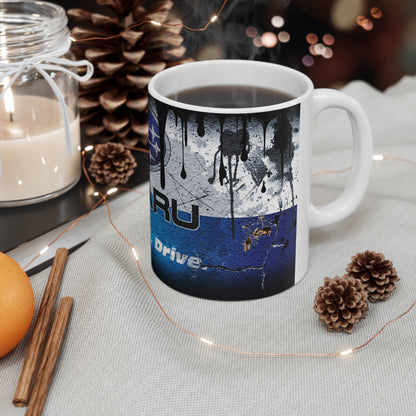 Subaru Inspired Ceramic Coffee Mug - 11oz & 15oz - Perfect for Car Enthusiasts