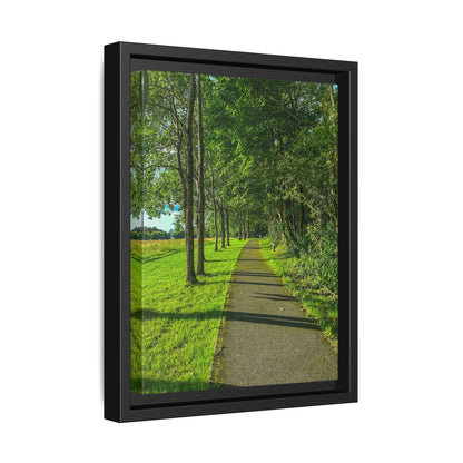 Listowel Town Park Matte Canvas, Framed (Multi-color)