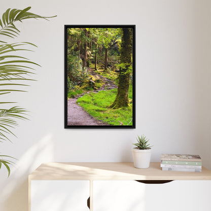 Torc Trail Matte Canvas, Framed (Multi-color)