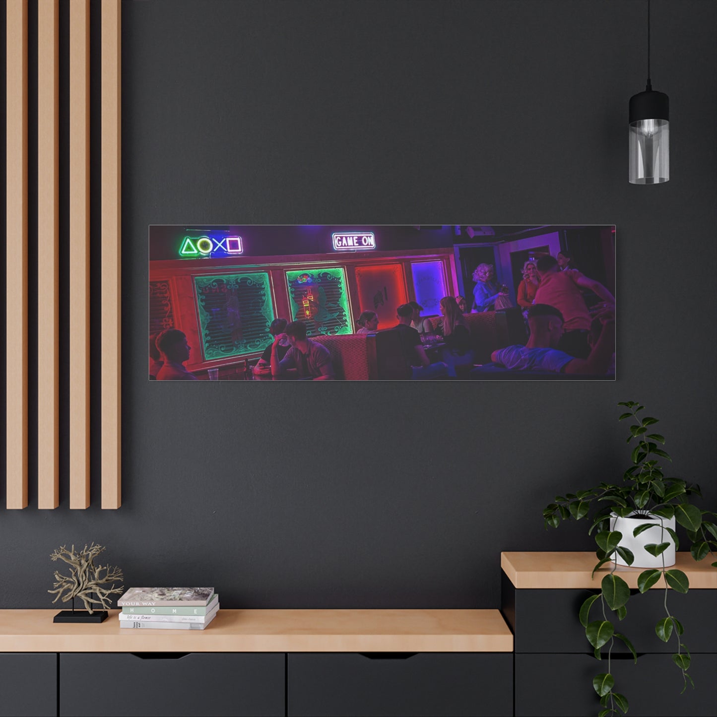 The Mermaids Nite Club Matte Canvas, Stretched, 1.25"