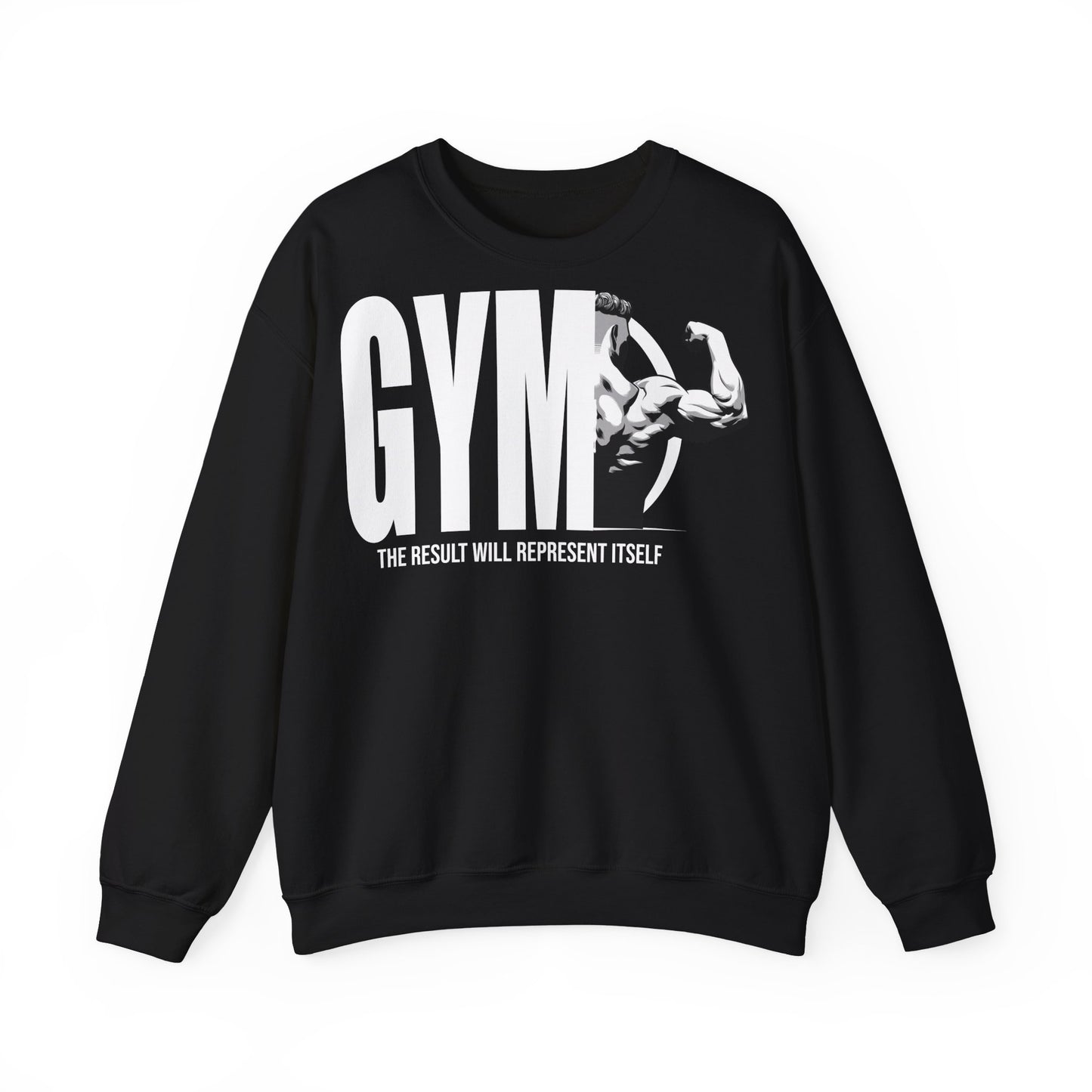 Gym Motivational Unisex Heavy Blend™ Crewneck Sweatshirt - The Result Will Represent Itself