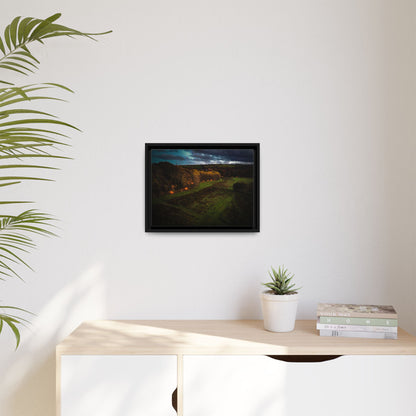 Listowel Town Park Matte Canvas, Framed (Multi-color)
